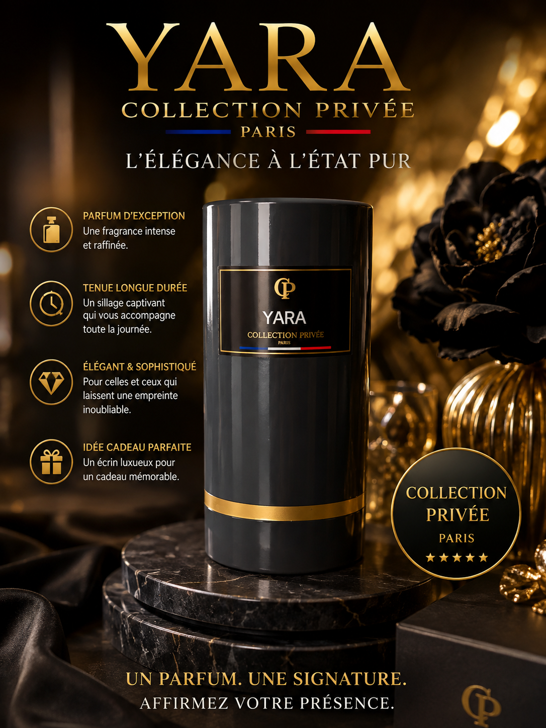 Parfum YARA Collection Privée Paris 50 ml – Élégance & Raffinement