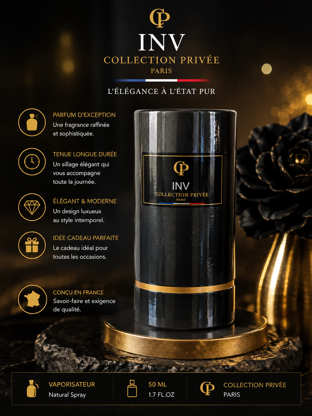 INV Collection Privée Paris – Parfum 50 ml | Élégance, Raffinement & Style
