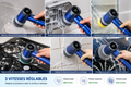 Brosse électrique sans fil – 5 têtes et 3 vitesses - La vie facile