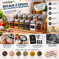 Pots à épices en verre 120 ml – Lots de 12 ou 24 - La vie facile