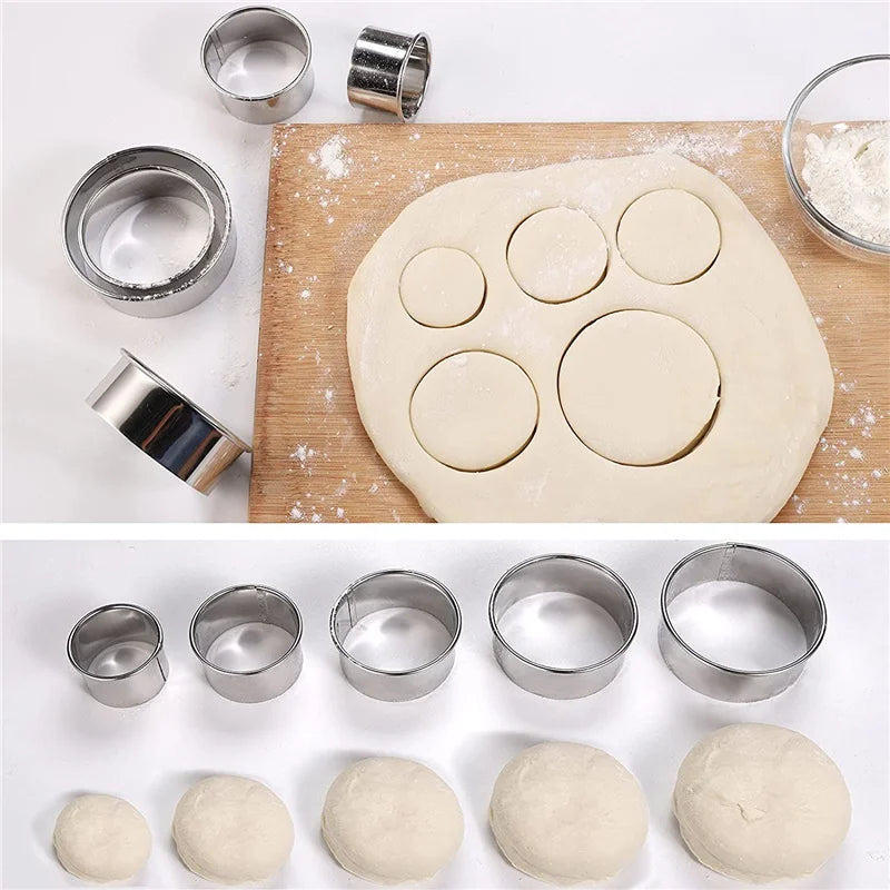 Emporte-pièces Ronds en Inox : Transformez vos Recettes en Œuvres d'Art