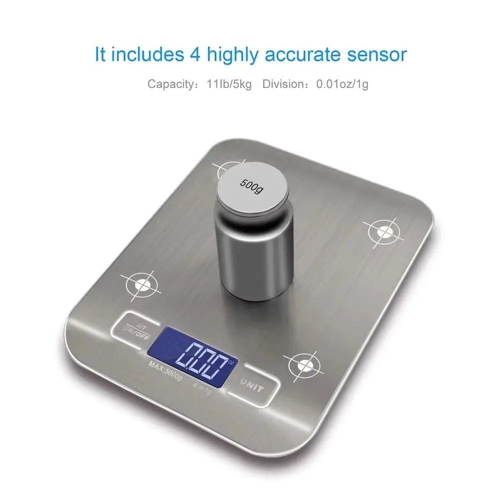 Balance de Cuisine Numérique LED – Précision et Praticité jusqu’à 10 kg