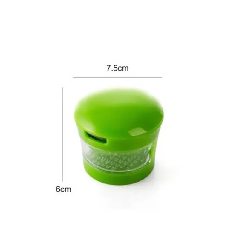 Presse-ail manuel 3-en-1 compact – hachez et coupez l’ail facilement