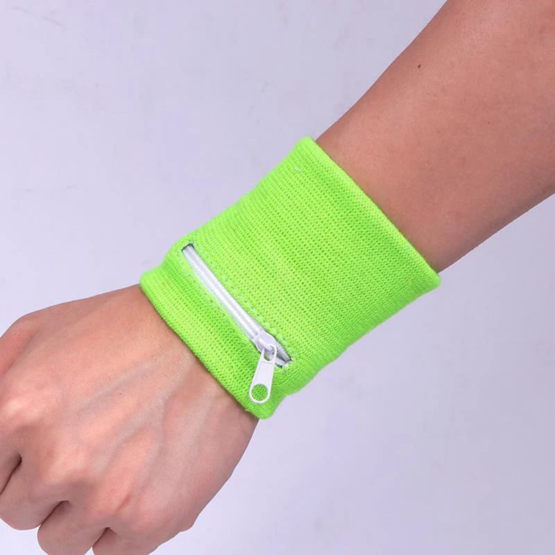 Bracelet de sport avec poche zippée – Gardez vos essentiels à portée de main