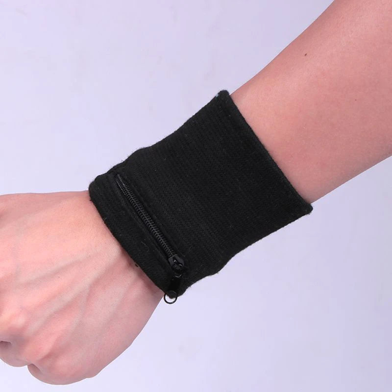 Bracelet de sport avec poche zippée – Gardez vos essentiels à portée de main