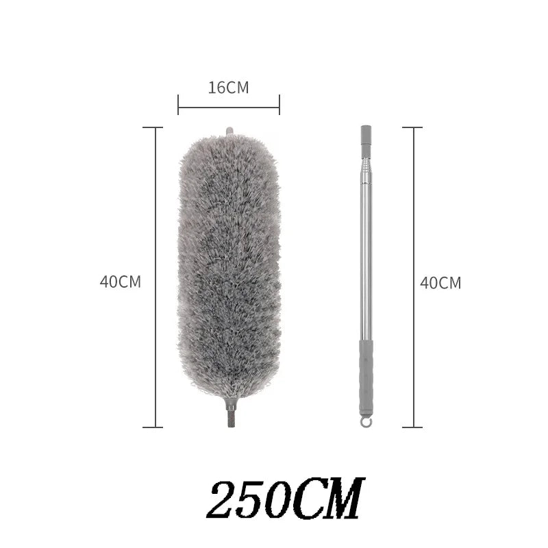 Plumeau microfibre télescopique à tête flexible - La vie facile