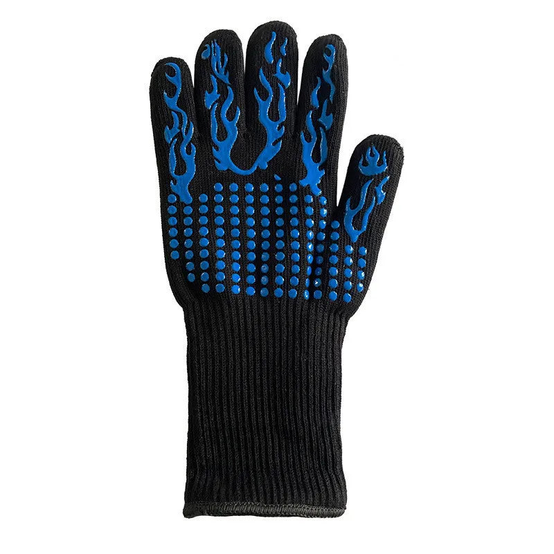 Gant cuisson thermique en silicone pour four et barbecue