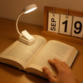 Lampe de lecture LED rechargeable USB à pince – 3 couleurs d’éclairage - La vie facile