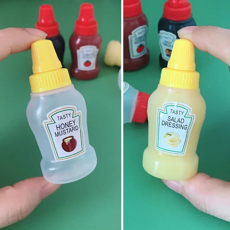 Mini flacon à sauce 25 ml – Bouteille souple pour huile, ketchup et condiments - La vie facile