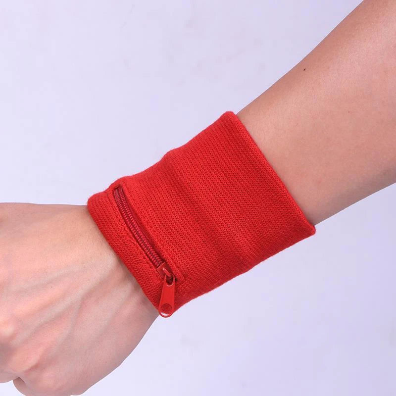 Bracelet de sport avec poche zippée – Gardez vos essentiels à portée de main