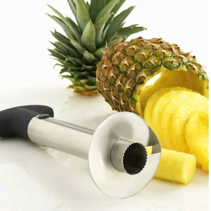 Coupe-ananas en inox – Évideur et trancheur - La vie facile