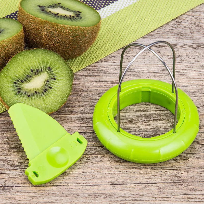 Coupe-kiwi 2-en-1 avec éplucheur - La vie facile