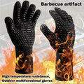 Gant cuisson thermique en silicone pour four et barbecue