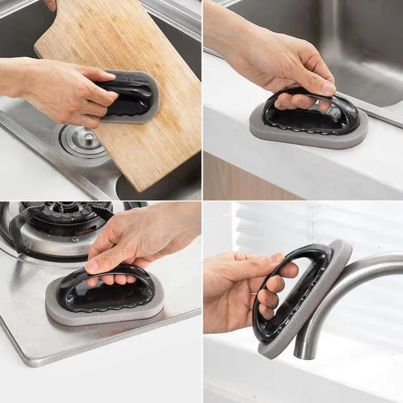Brosse de nettoyage avec poignée pour cuisine - La vie facile