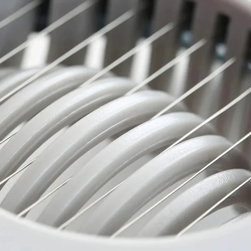 Coupe-œufs à fils en acier inoxydable – Tranches régulières et rapides - La vie facile