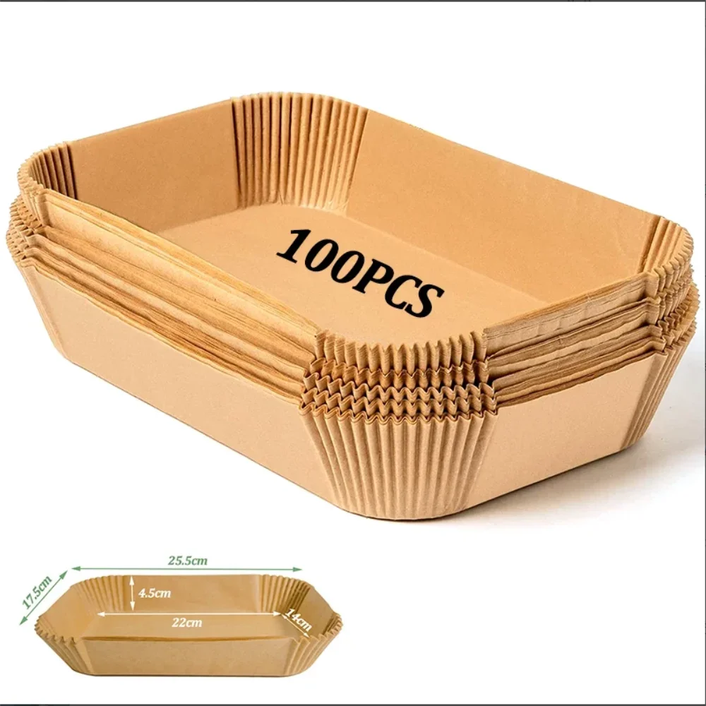 Papier cuisson Air Fryer – 50 ou 100 feuilles