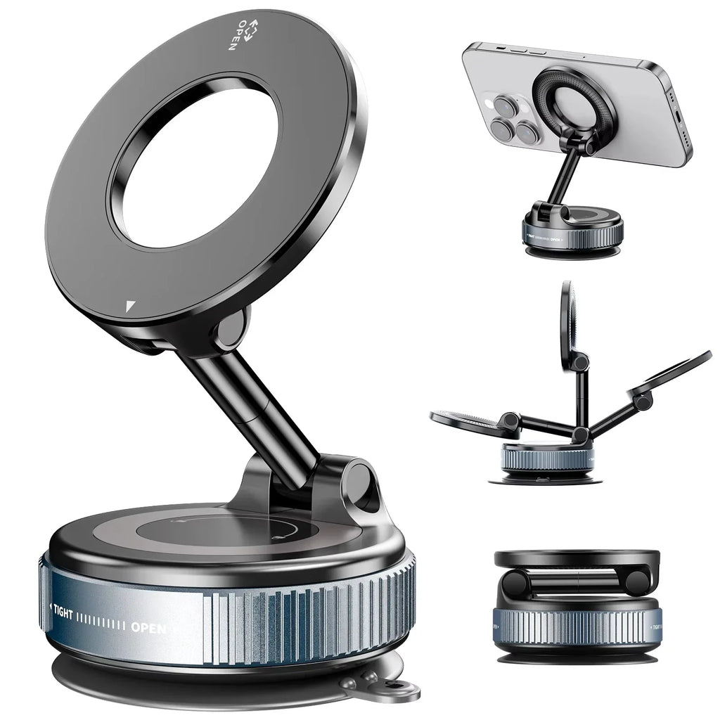 Support téléphone magnétique voiture à ventouse 360°