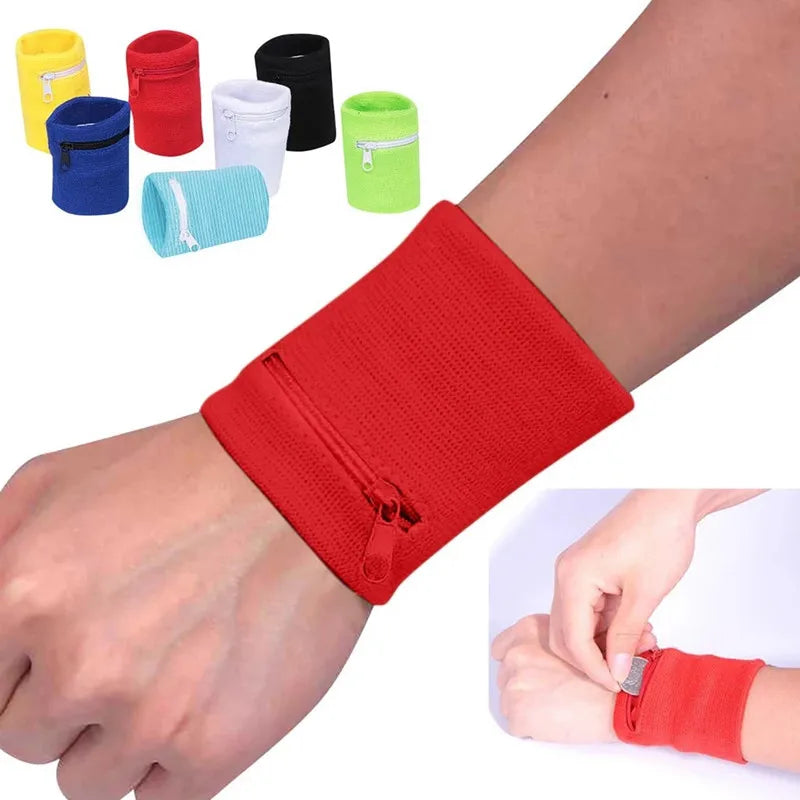 Bracelet de sport avec poche zippée – Gardez vos essentiels à portée de main
