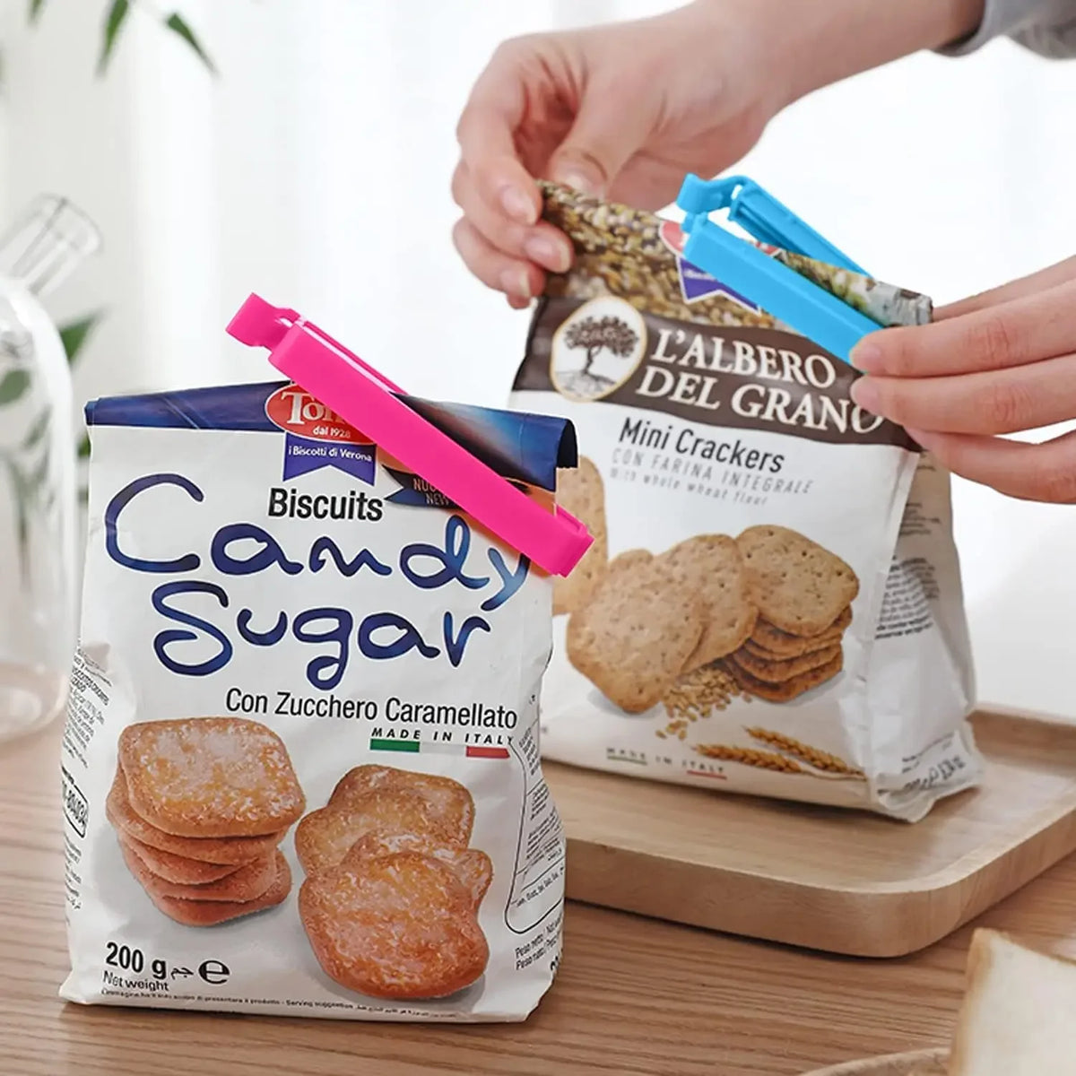 Pince de fermeture pour sachets – Pratique et Réutilisable, Lots de 5 ou 10