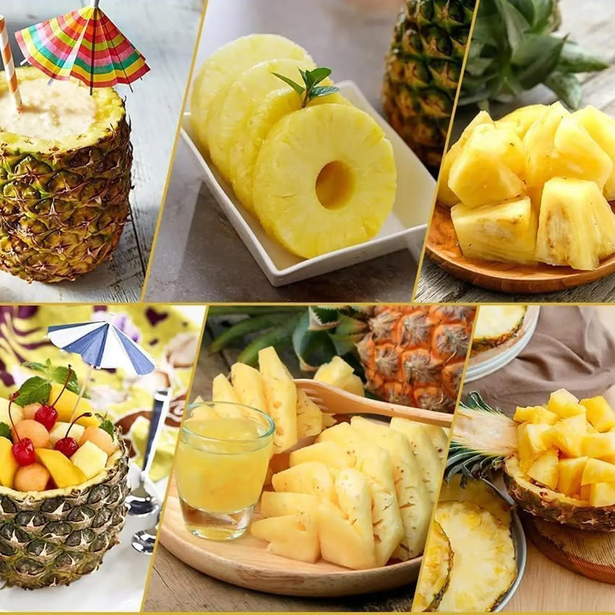 Coupe-ananas en inox – Évideur et trancheur - La vie facile