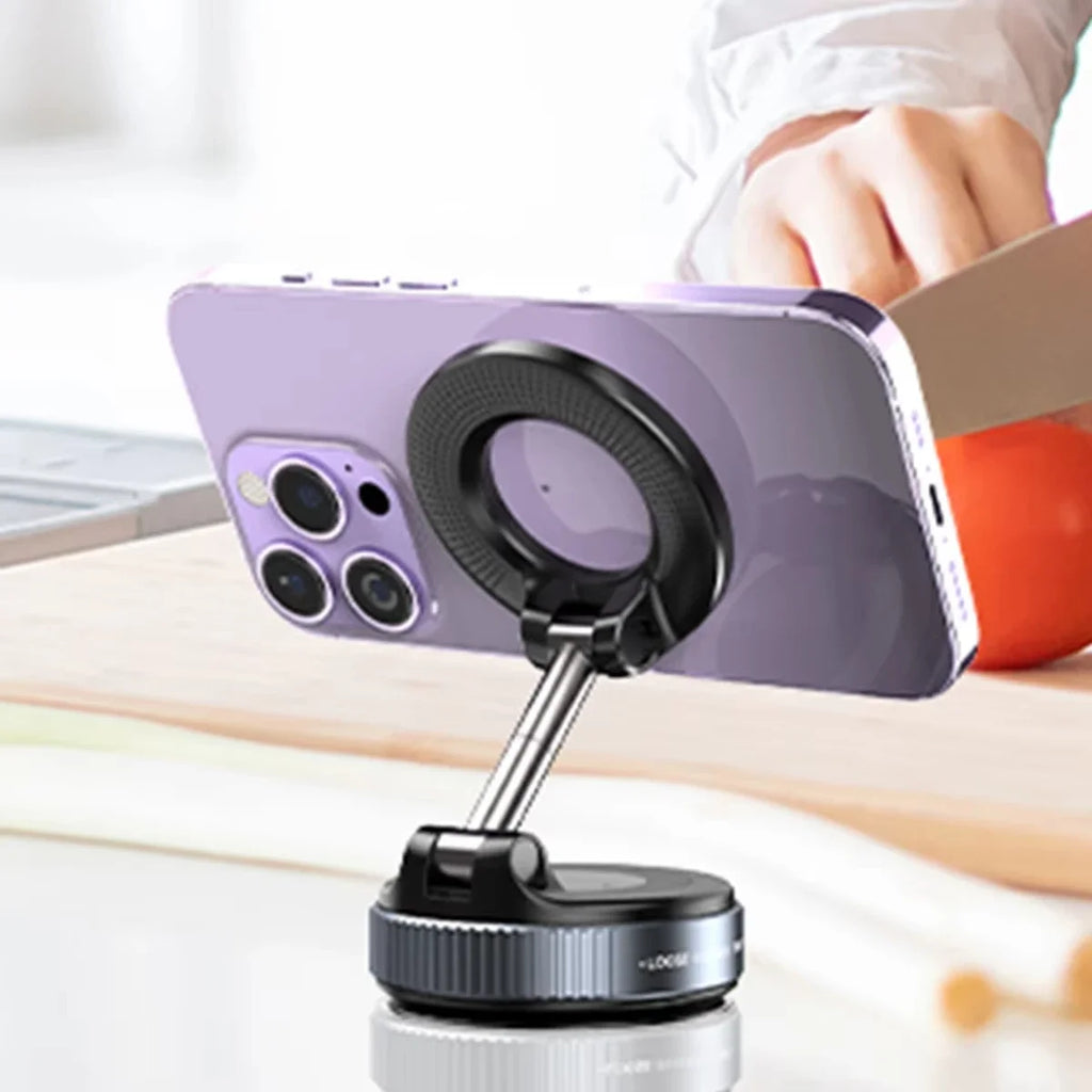 Support téléphone magnétique voiture à ventouse 360°