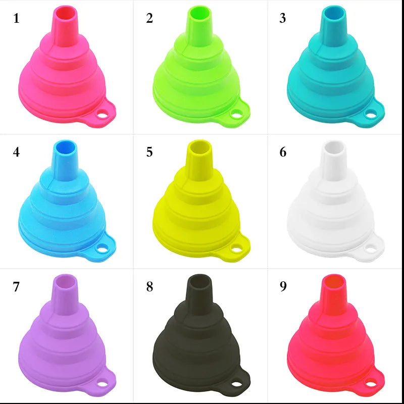 Entonnoir Pliable en Silicone : Optimisez Vos Transvasements avec Praticité