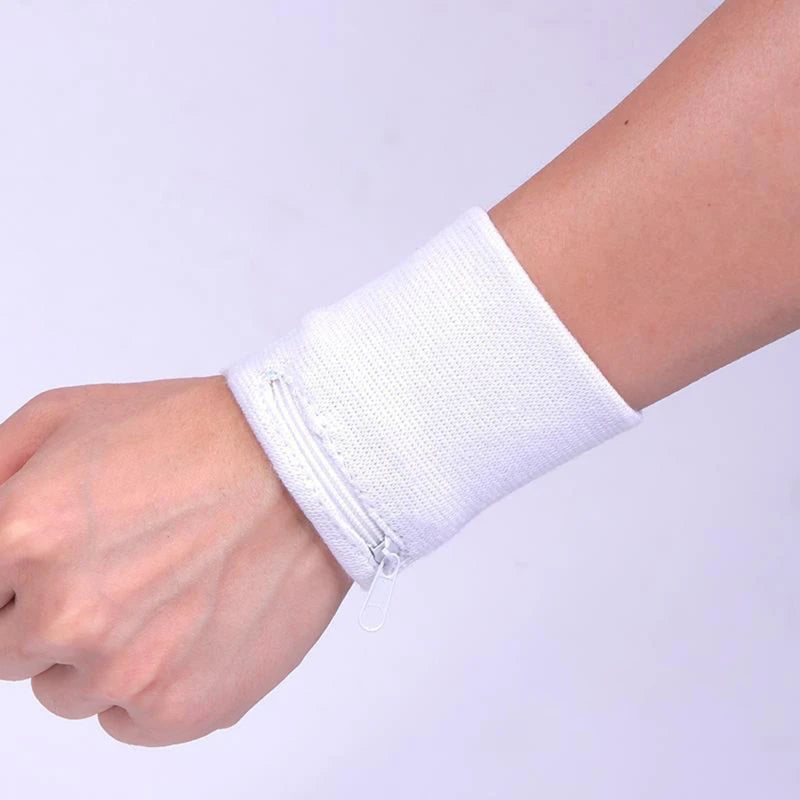 Bracelet de sport avec poche zippée – Gardez vos essentiels à portée de main