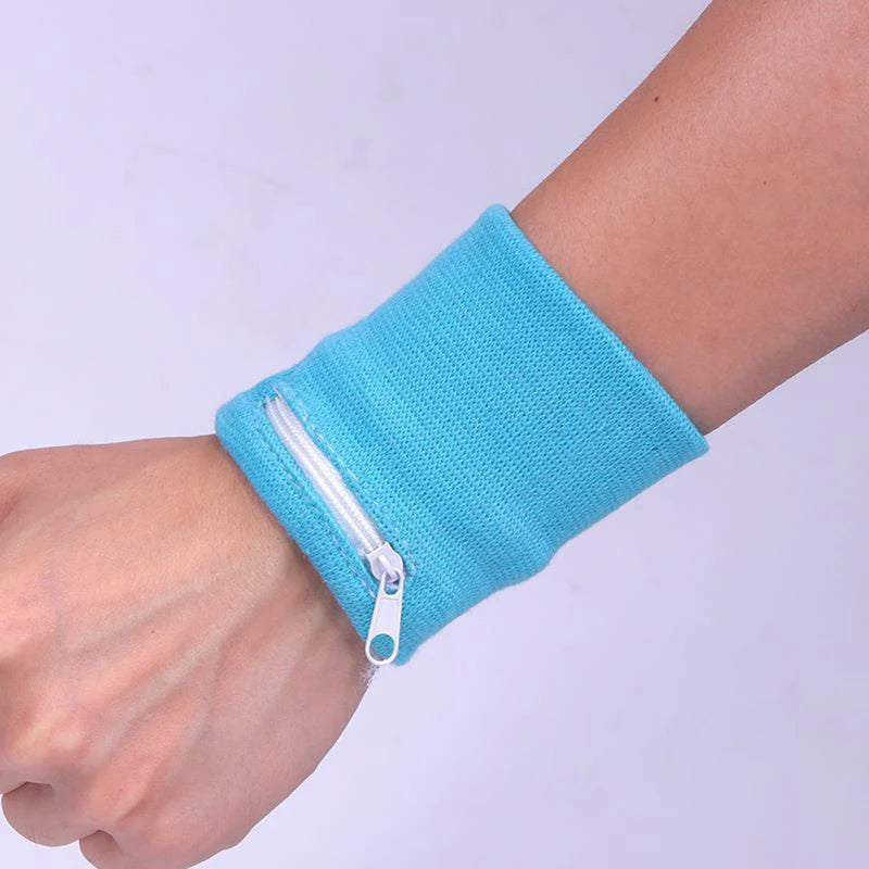 Bracelet de sport avec poche zippée – Gardez vos essentiels à portée de main