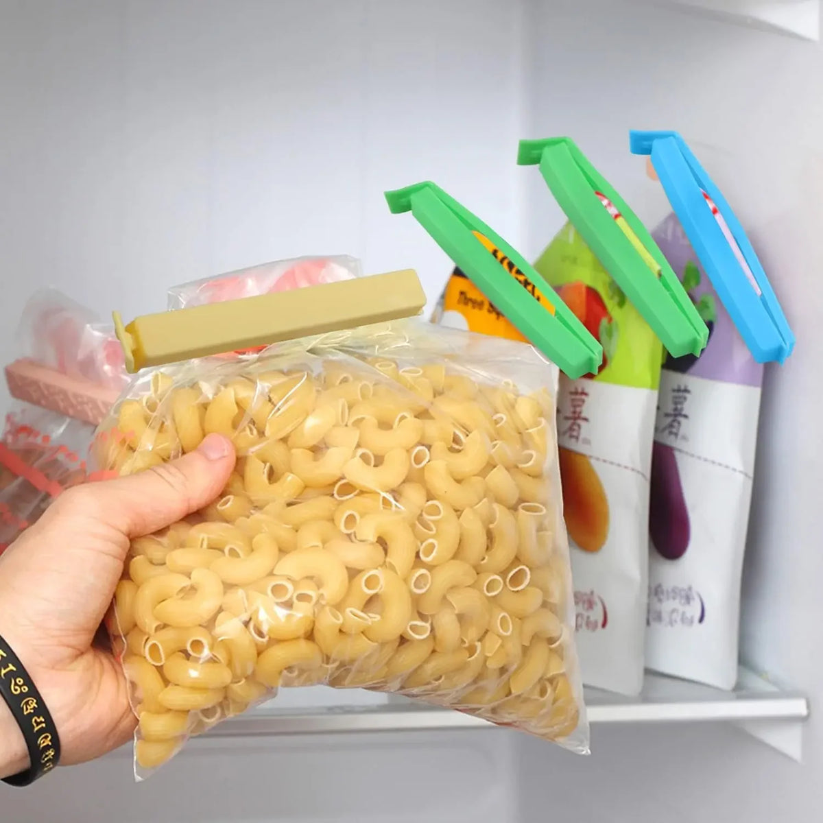 Pince de fermeture pour sachets – Pratique et Réutilisable, Lots de 5 ou 10