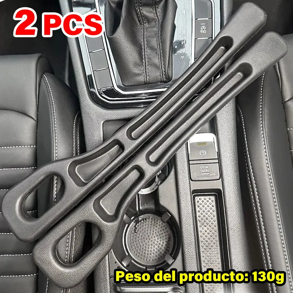 Bouche-trous siège voiture – Lot de 2 accessoires anti-chute noirs pour garder vos essentiels à portée de main