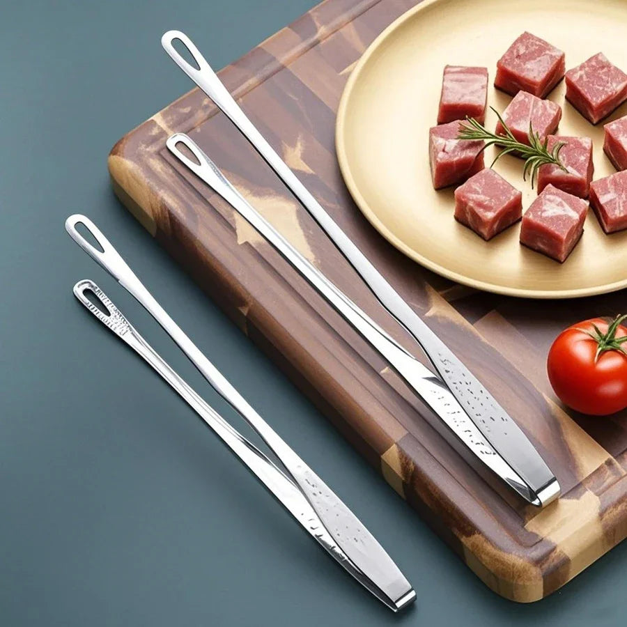 Pince de Cuisine Inox Longue - Pratique et Élégante en Deux Tailles
