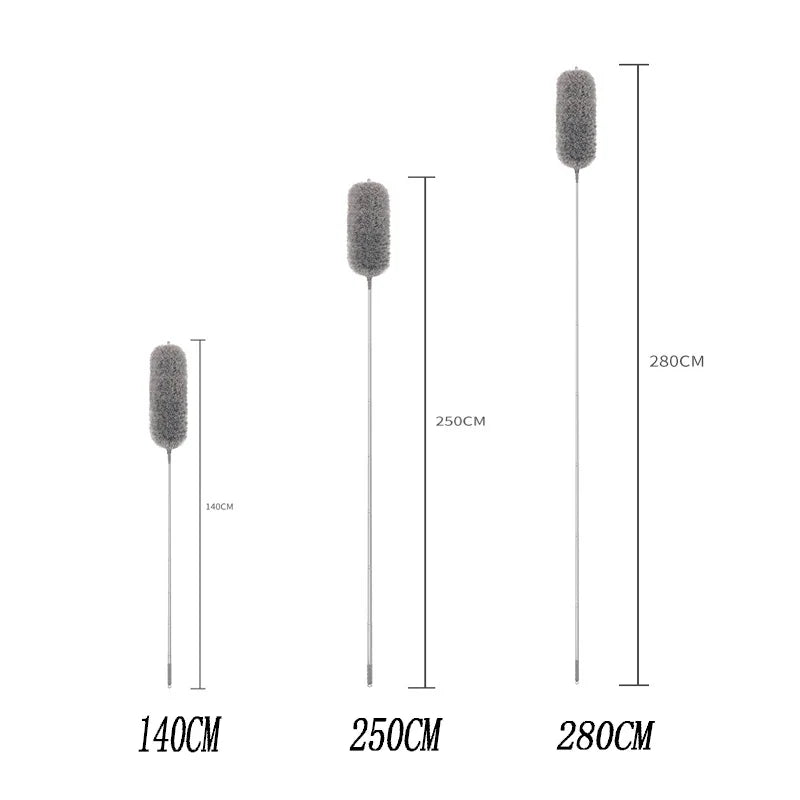 Plumeau microfibre télescopique à tête flexible - La vie facile