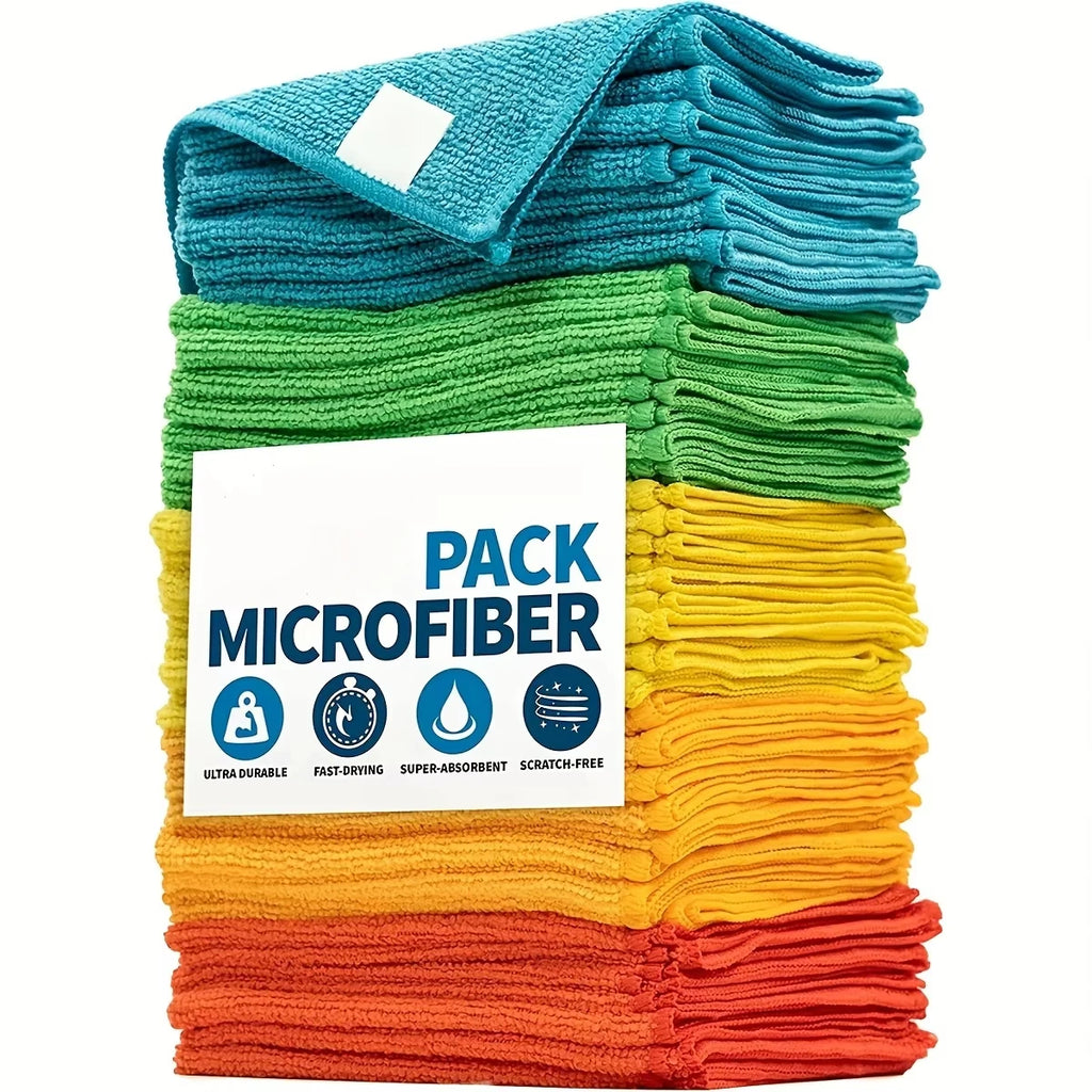 Chiffons microfibres – Lots de 3, 5, 10 ou 20 - La vie facile