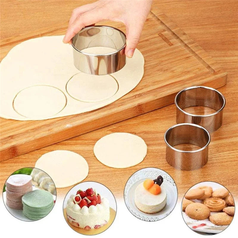 Emporte-pièces Ronds en Inox : Transformez vos Recettes en Œuvres d'Art