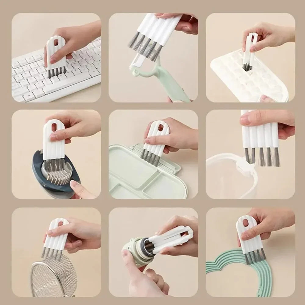 Brosse de nettoyage pour clavier et interstices - La vie facile
