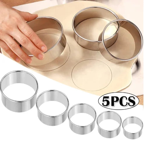 Emporte-pièces Ronds en Inox : Transformez vos Recettes en Œuvres d'Art