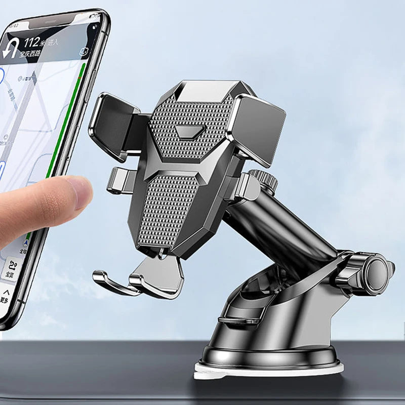 Support téléphone voiture à ventouse – Rotation 360°