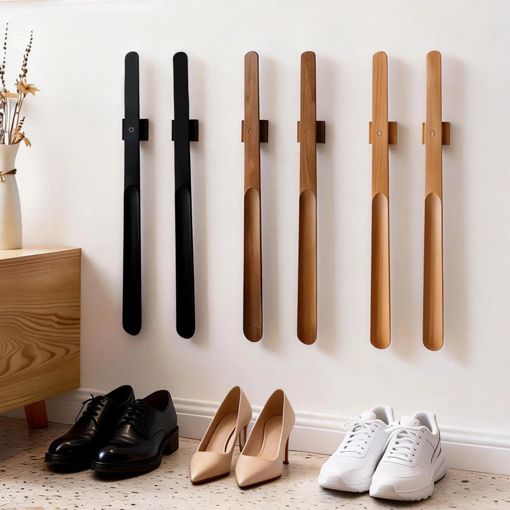 Chausse-pied magnétique en bois de hêtre – 55 cm - La vie facile