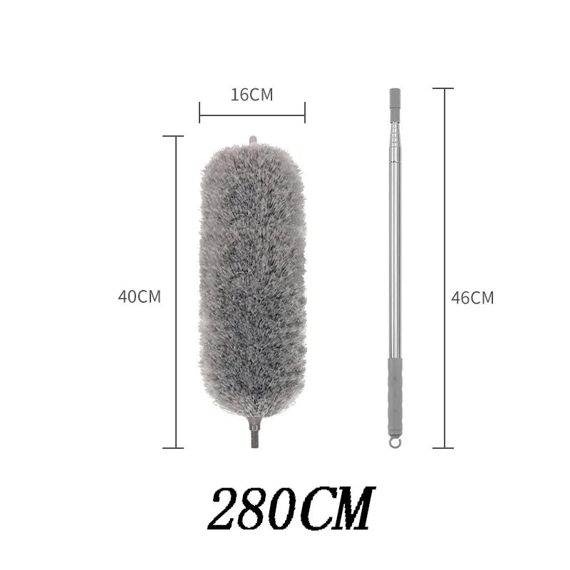 Plumeau microfibre télescopique à tête flexible - La vie facile