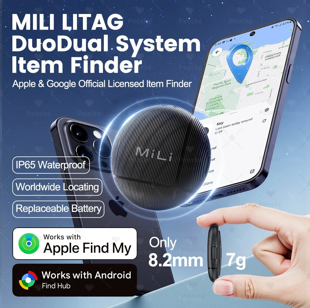 Traceur Bluetooth intelligent compatible Apple Localiser et Google Find Hub - La vie facile
