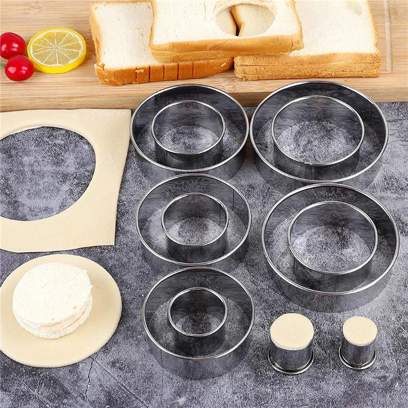 Emporte-pièces Ronds en Inox : Transformez vos Recettes en Œuvres d'Art