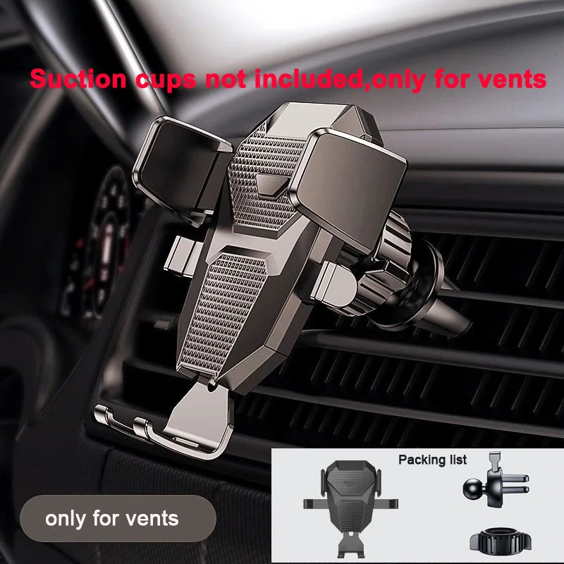 Support téléphone voiture à ventouse – Rotation 360°