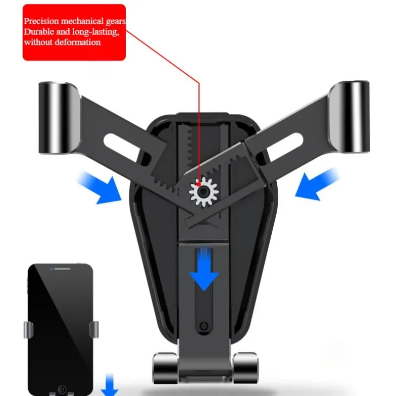 Support téléphone voiture pour grille d’aération