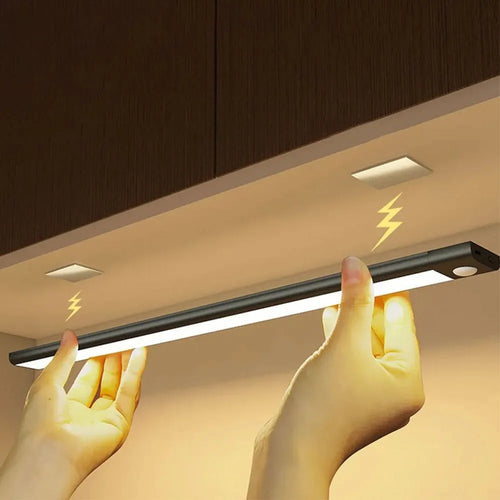 Barre LED rechargeable USB-C à détecteur de mouvement - La vie facile