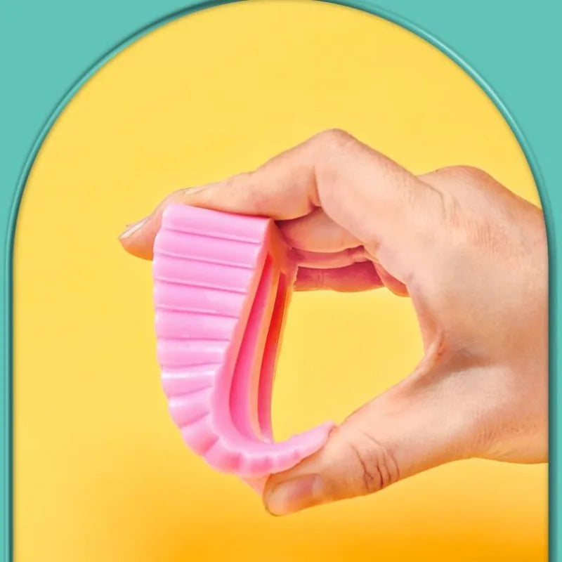 Cale-porte antidérapant en silicone gris - La vie facile