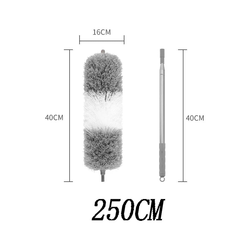 Plumeau microfibre télescopique à tête flexible - La vie facile