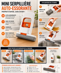 Mini serpillière auto-essorante à éponge PVA - La vie facile